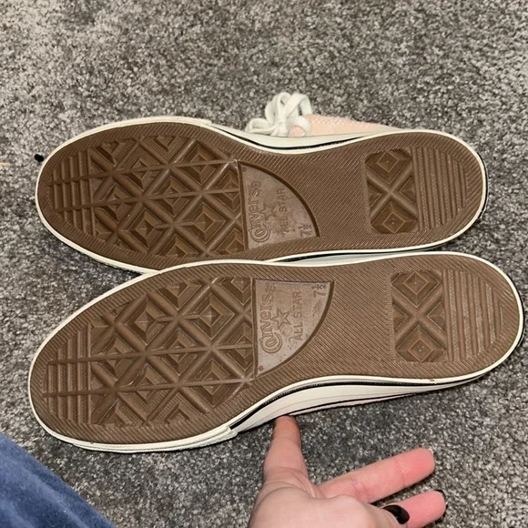 Converse, All Star Suede fur-lined, tricolor shoes - Picture 4 of 8